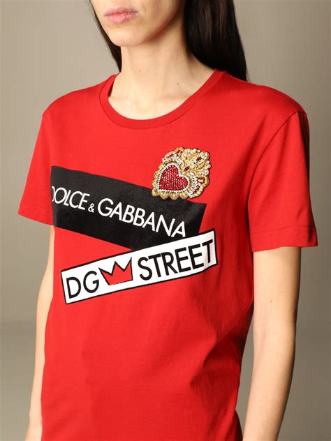 dolce and gabbana t shirts women's sale|dolce gabbana polo shirts sale.